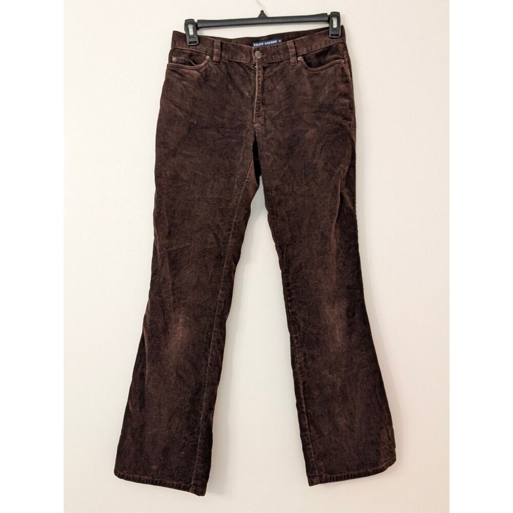 Ralph Lauren Blue Label Brown Corduroy Boot Cut Pants